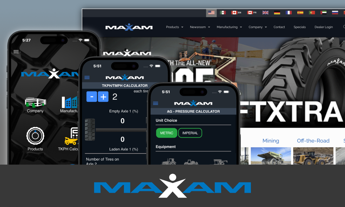 Maxam Tires | Website + App